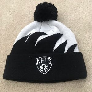 Brooklyn Nets Mitchell and Ness Beanie